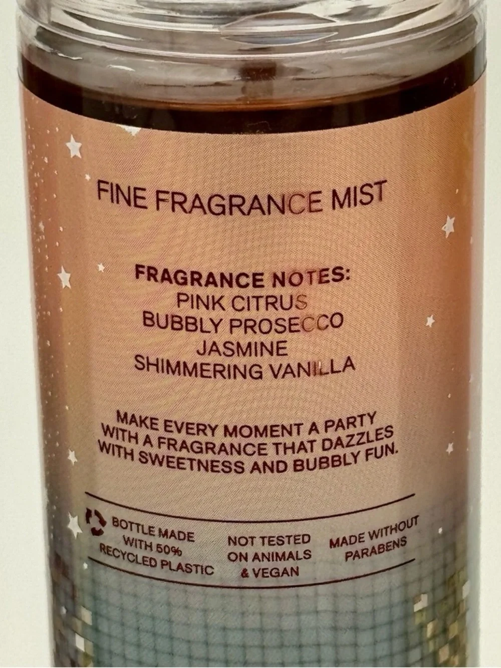 Bath & Body Works Bubbly Rose, Life of the Party,  In The Stars Body Spray NWT